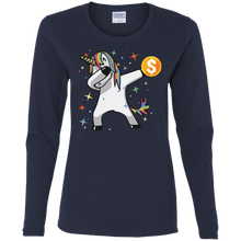 Load image into Gallery viewer, Funny Unicorn Accountant Long Sleeve Shirt
