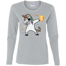 Load image into Gallery viewer, Funny Unicorn Accountant Long Sleeve Shirt
